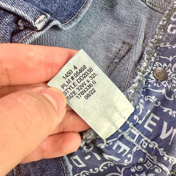 Devil Dog Men's 32x32 Dark Wash Slim Straight Fit Stretch Denim Jeans Everyday - Picture 5 of 9